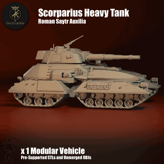 Roman Saytr Scorparius Heavy Tank - Presupported